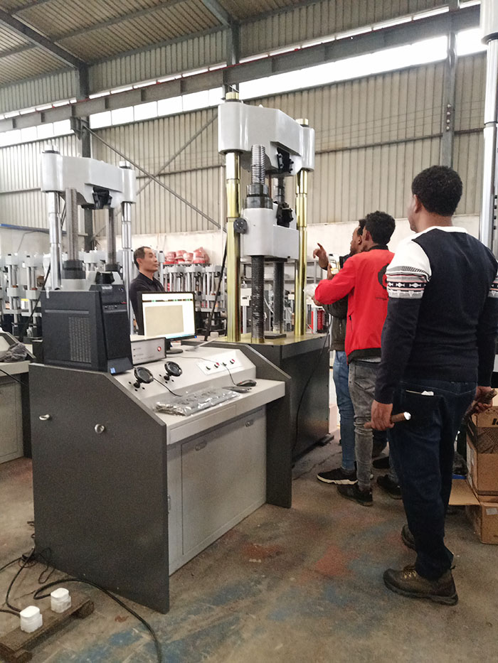 济南草莓视频黄色下载国外客户到厂验收草莓视频官网APP设备