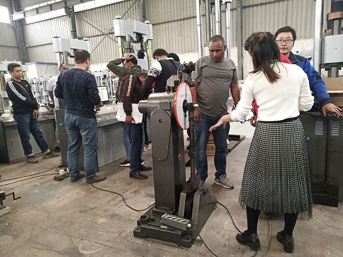 济南草莓视频黄色下载国外客户到厂验收草莓视频官网APP设备